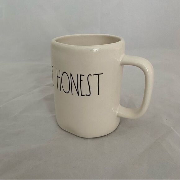 Rae Dunn Mug Be Honest Coffee Tea Home Decor Collector Neutral Classic Farmhouse - Picture 9 of 10